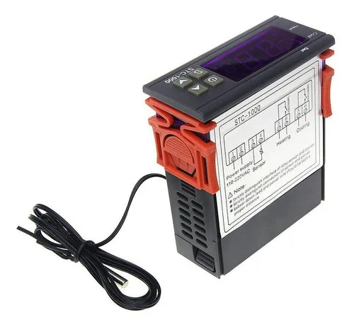 Controlador de temperatura de termostato digital Stc-1000 110/220 v